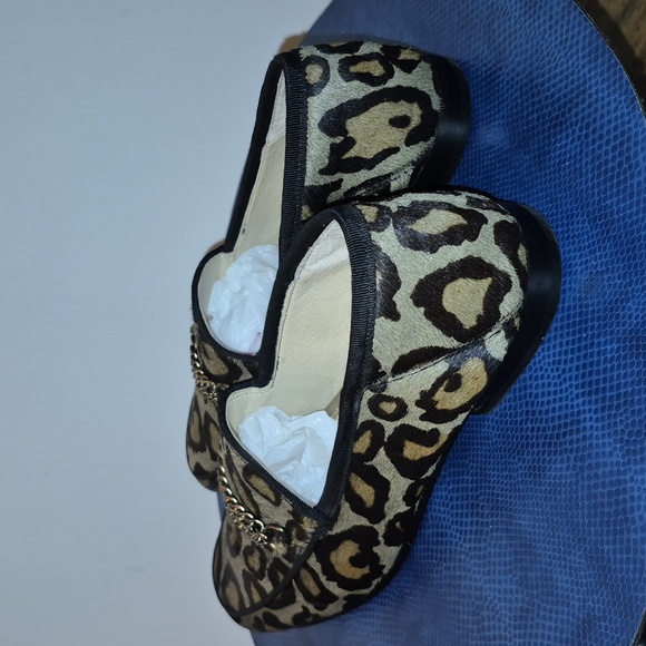 Sam Edelman Lorraine Calf Leather Loafers with Chain Detail sz. 8M (#1724) - Picture 4 of 16